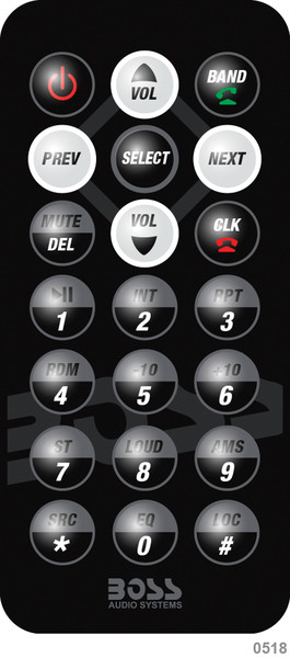 Main product image for BOSS 616UAB Bluetooth In-Dash Single-DIN MP3-Compatible Digital Media AM/FM Receiver265-4059